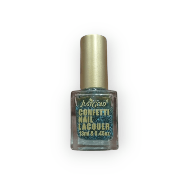 Just Gold Confetti Nail Lacquer